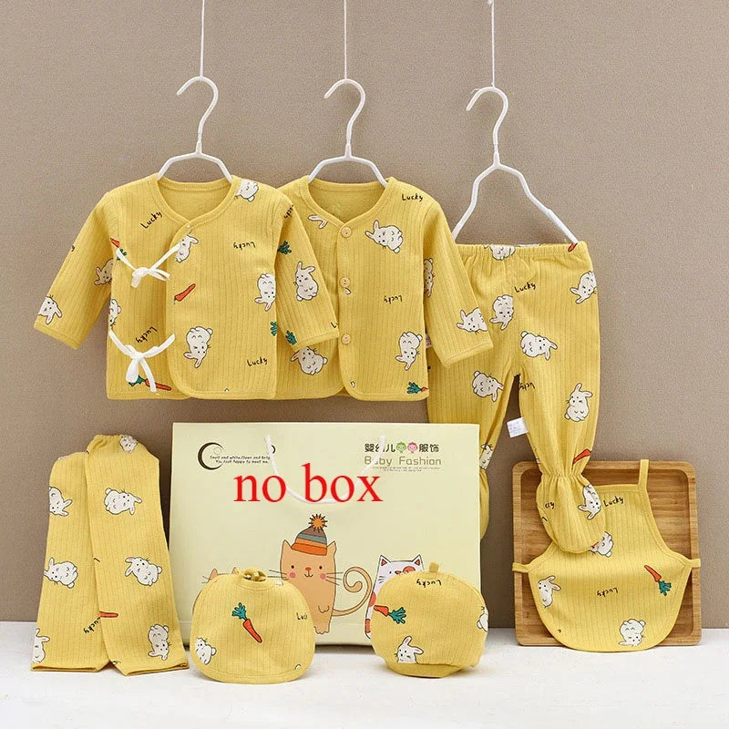 Newborn Baby Boy And Baby Girl Clothes 7pc Gift Set