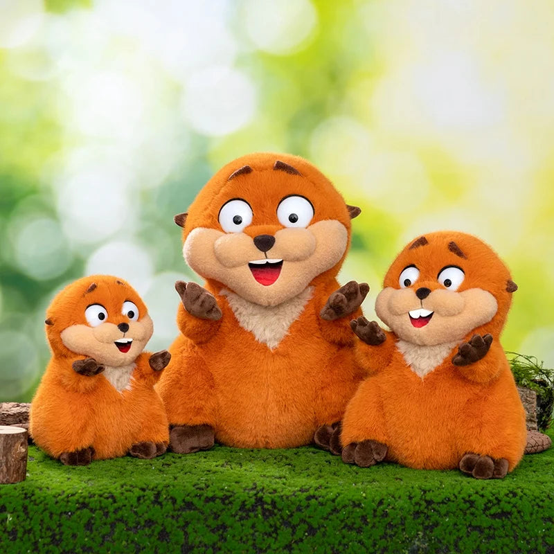 Nice Anime Hoppers Plush Cute King Georges Tom Lizard Plush Soft Stuffed Animal Beaver Plushie Doll Toy Birthday Gift For Kid