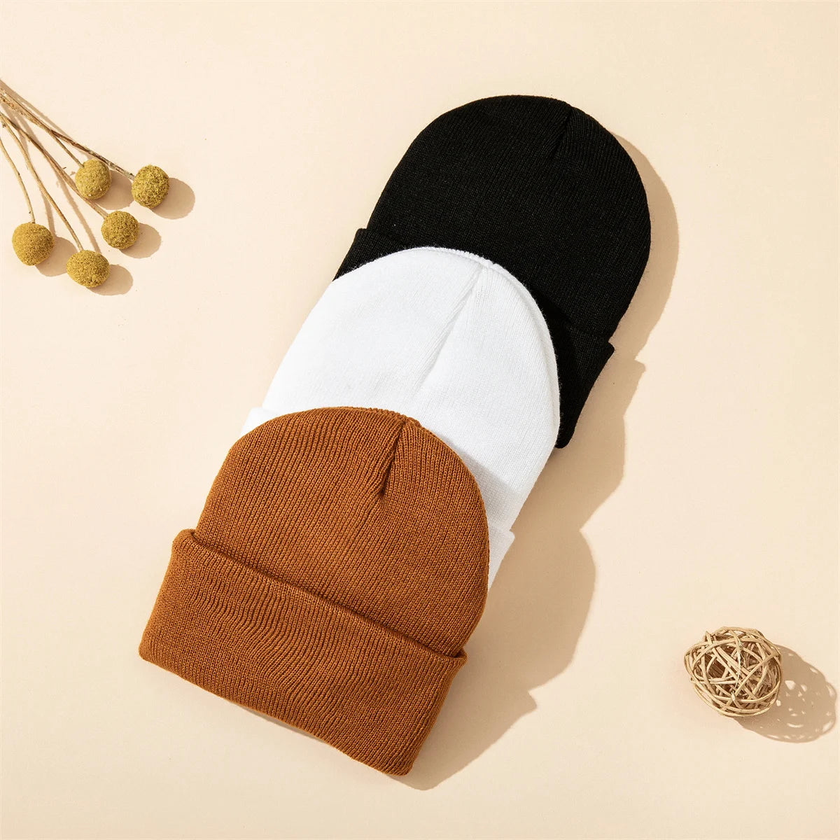 Kids Winter Hats for Newborn Boys Crochet Bonnet Toddler Girl Cap Children Baby Photography Props Boy Accessories Warmer Stuff