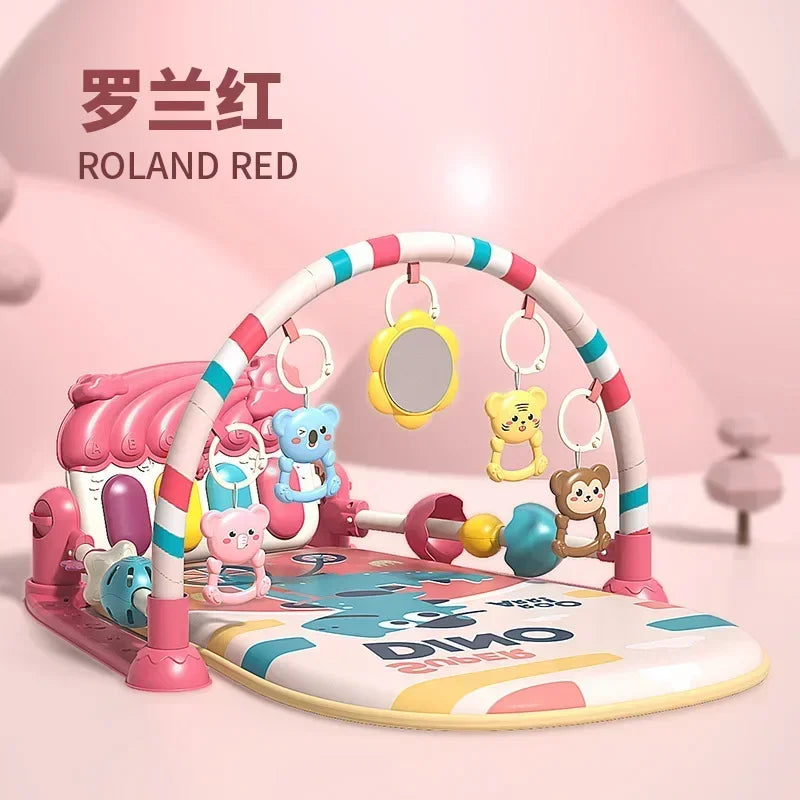 New Baby Activity Gym Music Rack Play Mat Kid Rug Puzzle Carpet Piano Keyboard Infant Playmat Crawling Game Pad Baby Toy Gift