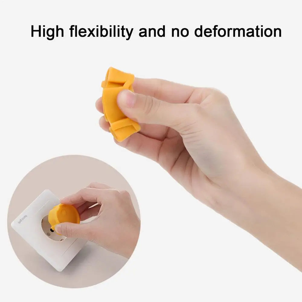 1pc EU Baby Safety Socket Covers silicone Electrical Outlet Protectors Childproof Plug Protector for Kid Toddler Protection