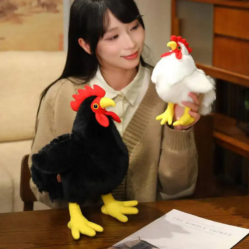 Latest Cake Bear Pendant Big Rooster Doll Kawaii Stuffed Plush Toy Doll Cartoon Anime Cute Pillow Children's Birthday Gift Doll