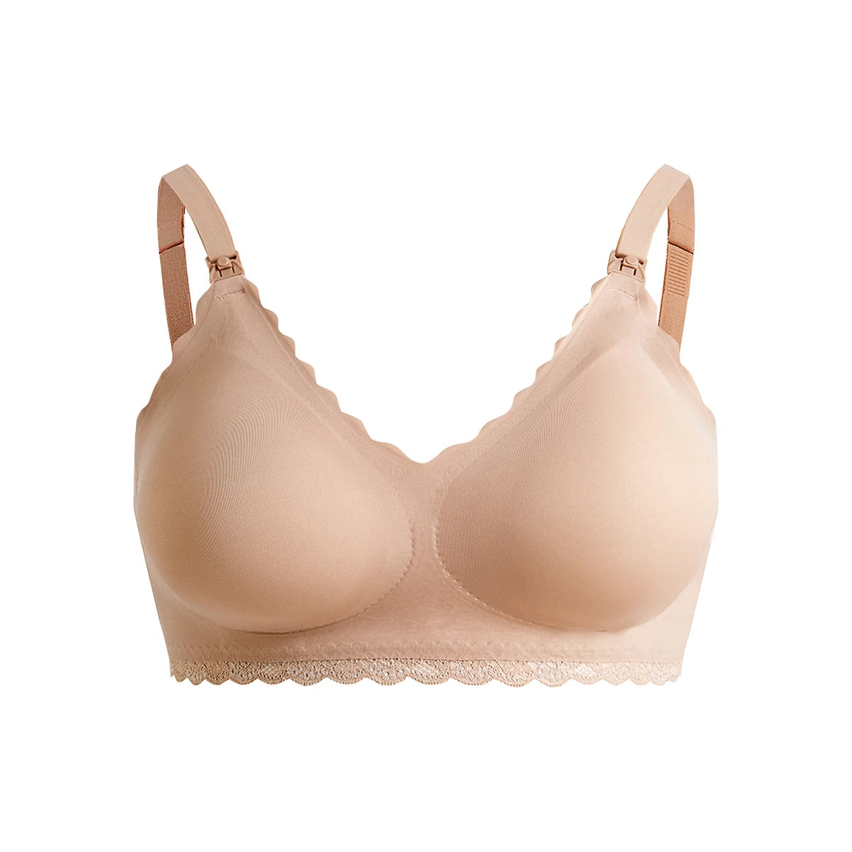 Large Size Pregnant Women Without Bra Nursing Underwear, Comfortable And Soft, Can Install Breast Pump, No Steel Ring Underwear