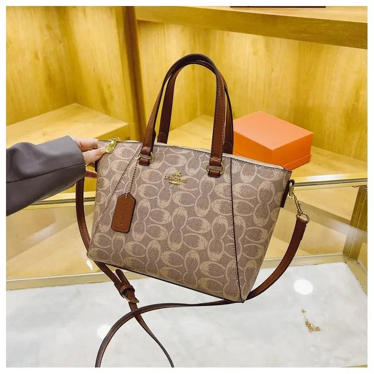 Vintage Original Textured Diaper Bag Square Satchel Women Luxury Purse Handbag Messenger Elegant Classic