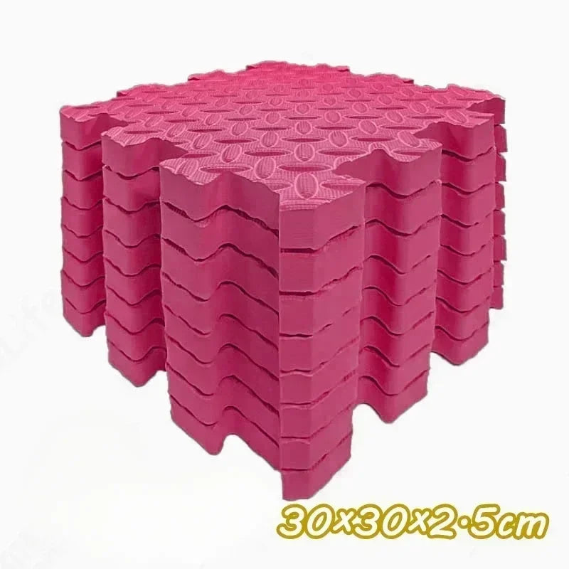 Interlocking EVA Foam Puzzle Floor Mats for Baby Play Mat Tiles 30x30x2.5cm Safe Crawling