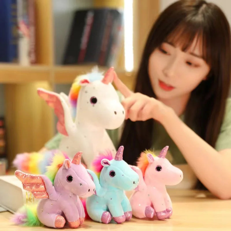 Cute Angel Unicorn Plush Toy Pillow Soft Fill Home Decoration Girl's Birthday Holiday Gift