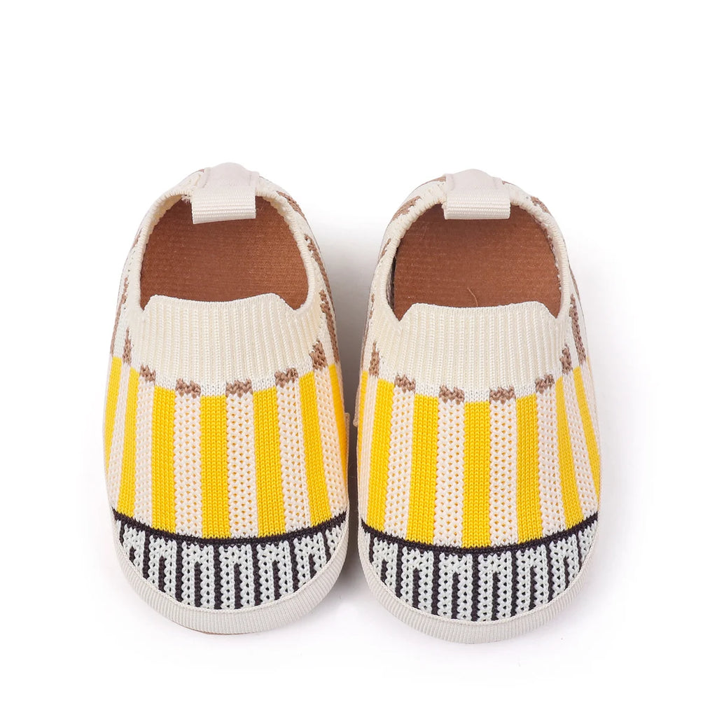 2025 Spring New Slip-on Toddler Shoes Baby First Walkers Boys Girls Autumn Non-Slip Classic Plaid Sneakers Sport Shoes