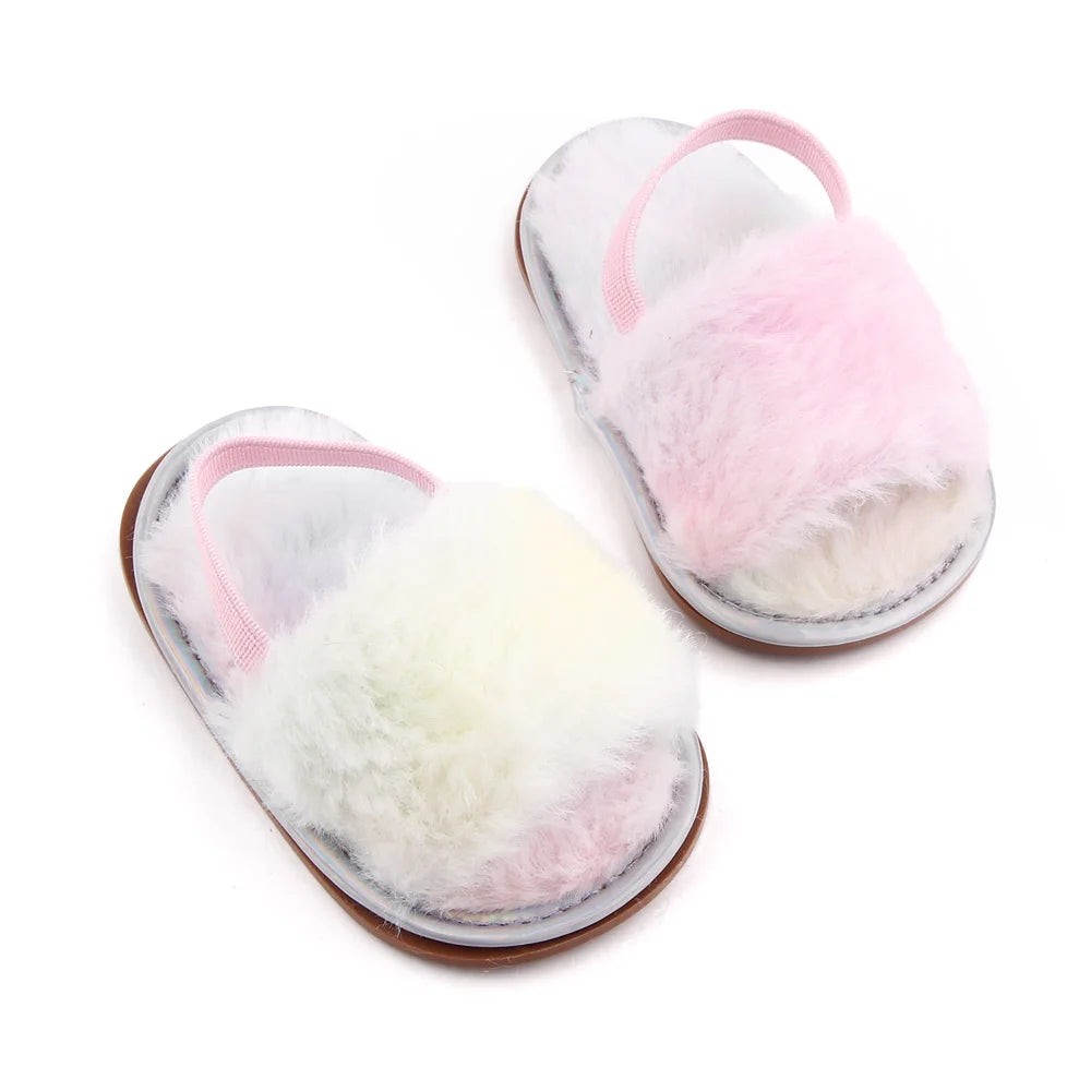 Baby Winter Soft Slipper For 0 To 18 Months Non Slip Plush Warm Shoes For Boys And Girls Model 2024