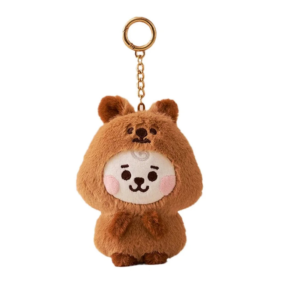 BT-21 KPOP Korean Popular Fashion Zoo series.doll keychain Plush Pendant Bag Hanging Gift Plush toys.ARMY Fan collection gifts