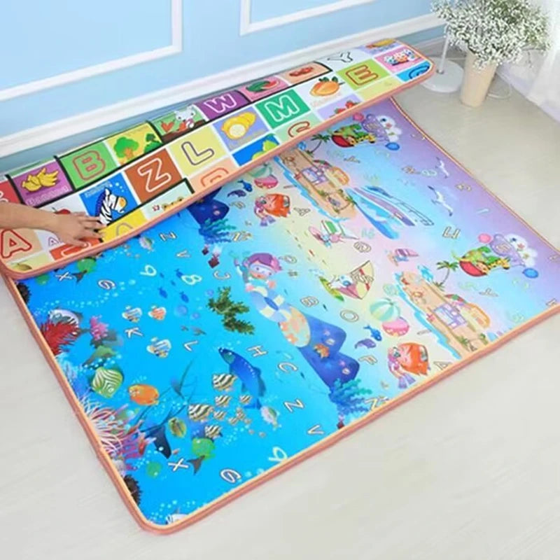 Double Sided Pattern Baby Activities Crawling Play Mats Non-toxic EPE Baby Activity Gym Room Mat Game Mat for Children's Mat Rug