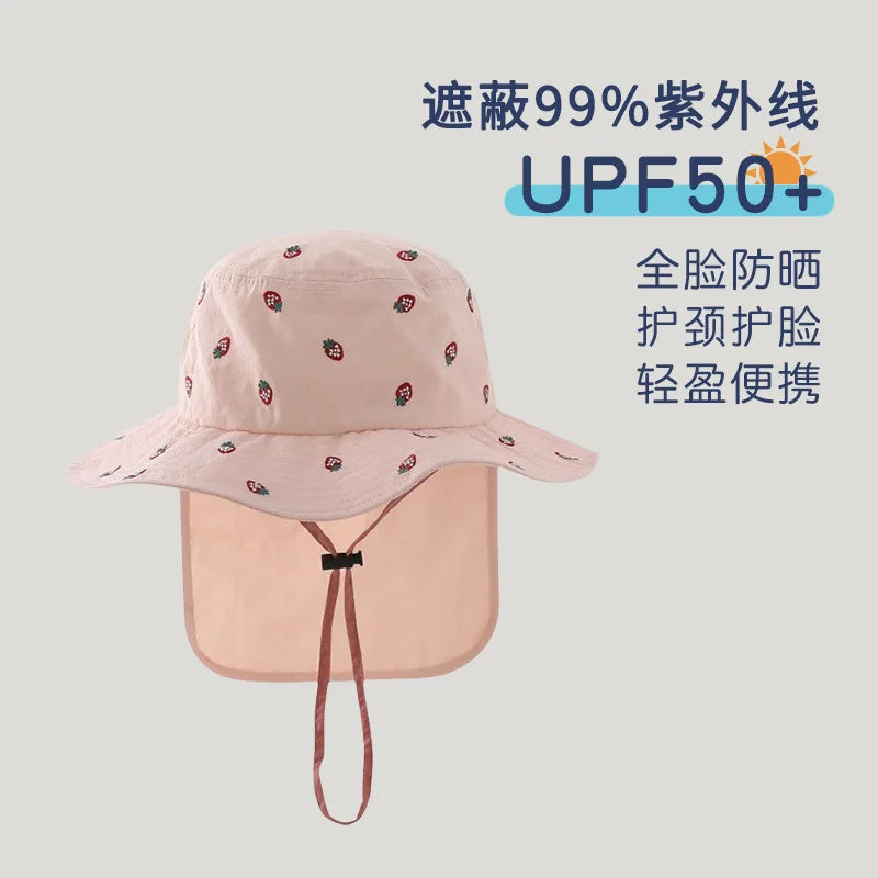 SunGuard Kids Quick Dry Sun Protection Hat Model SgHat01 For Summer Beach Boys And Girls