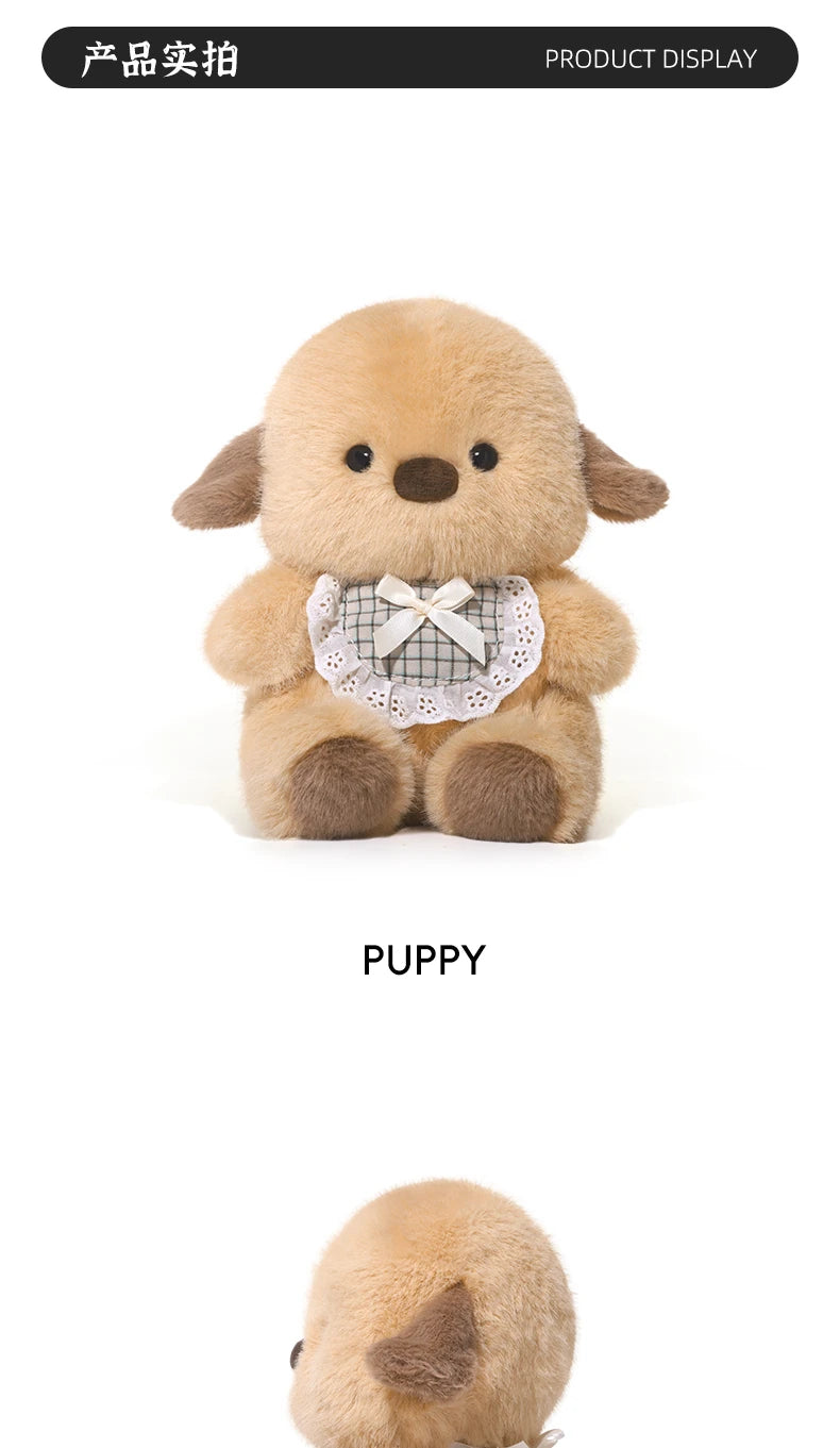 Cuddly Sheep Rabbit Dog Dinosaur Fox Plush Toy for Kids Cute Stuffed Animal Lamb Doll Children's Gift Soft Sleeping Appease Toy