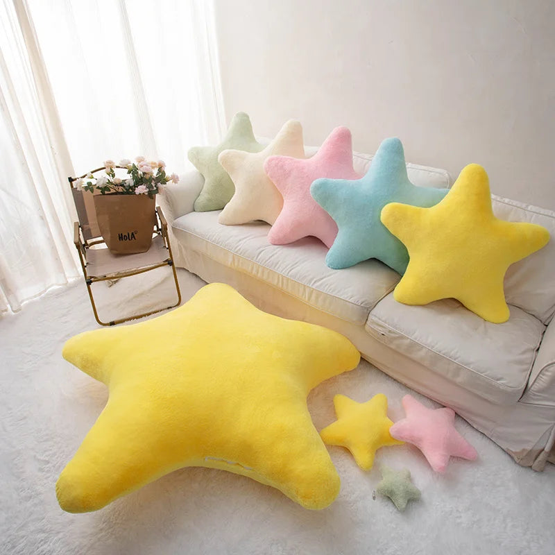 Star Shaped Pillow Decorative Star Pillow for Bed Soft Plush Throw Pillow Cute Pillow Plush Cushion for Kid Bedroom Living Room