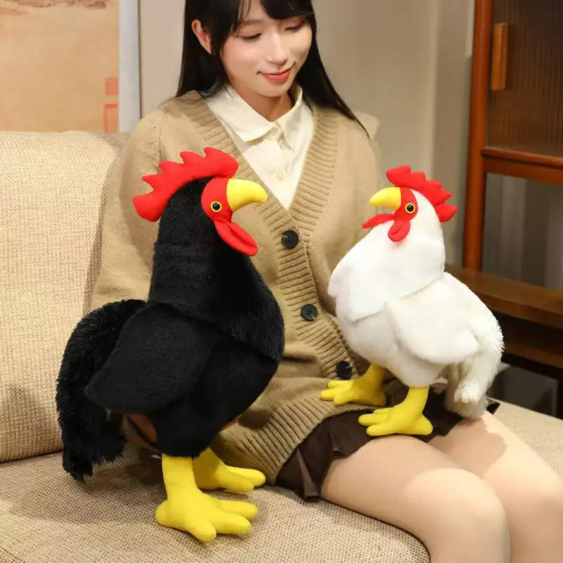 Latest Cake Bear Pendant Big Rooster Doll Kawaii Stuffed Plush Toy Doll Cartoon Anime Cute Pillow Children's Birthday Gift Doll
