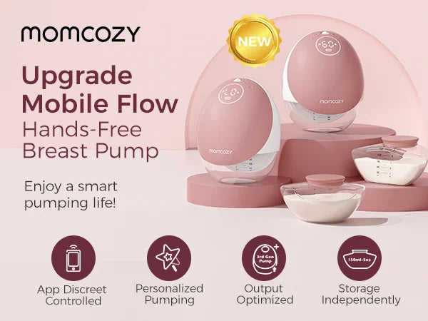 Momcozy M9 Breast Pump Hands Free Upgraded Mobile Flow