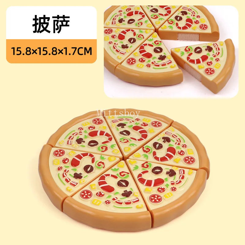 Chechele Montessori Simulation Toy 1 Piece Play House Vegetable Biscuit Bread Baking Educational Toy