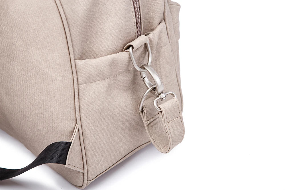 Soboba Solid Fashion Diaper Backpack for Baby Care Waterproof Multi-function Nappy Changing Bag for Mother Stylish Diaper Bags