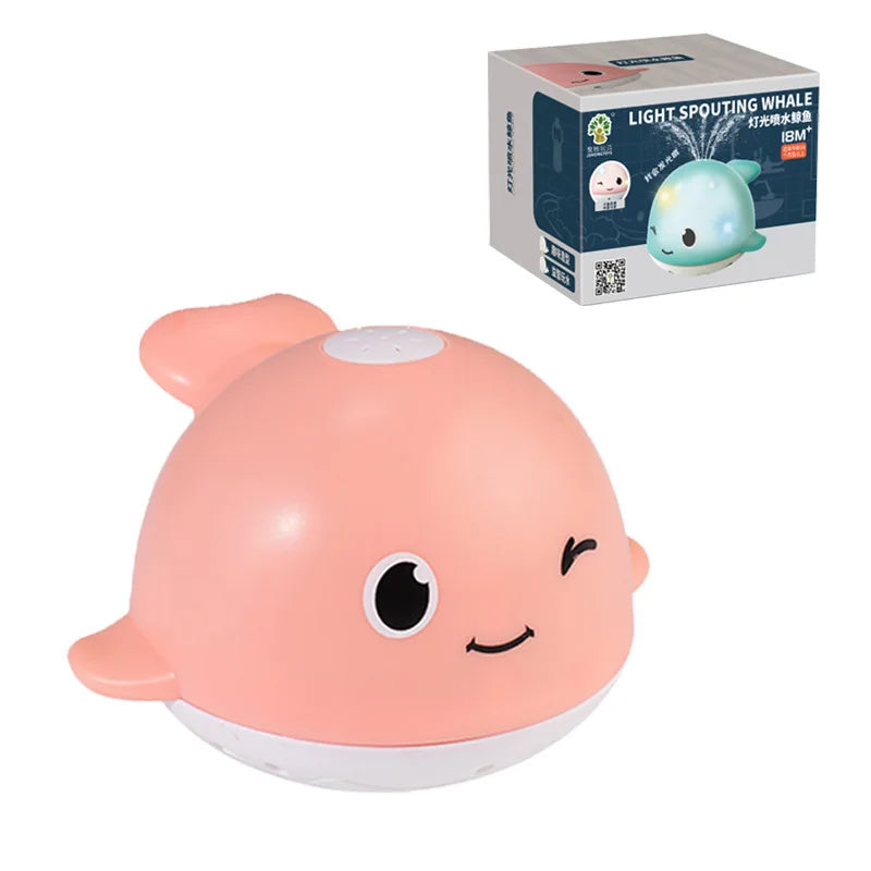 Whale Water Spray Toy, Cute Bath Buddy, Automatic Sprinkler Dolphin Toy, Toddler Bathtub Fun