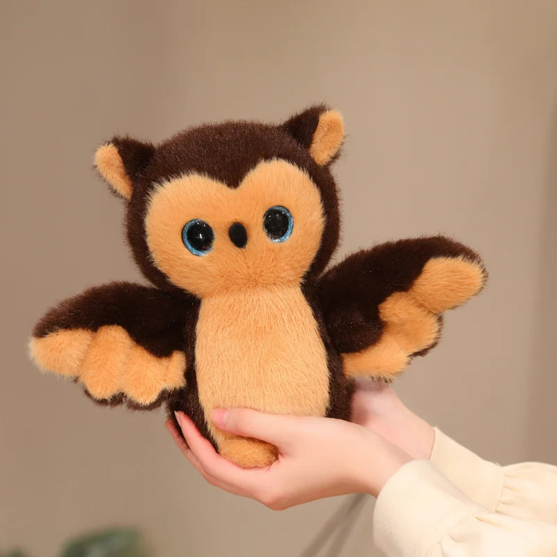 1pc Lifelike Owl Plush Toy Simulation Macaw Doll Cartoon Stuffed Bird Animal Plush Doll Birthday Gift For Kids Home Decoration