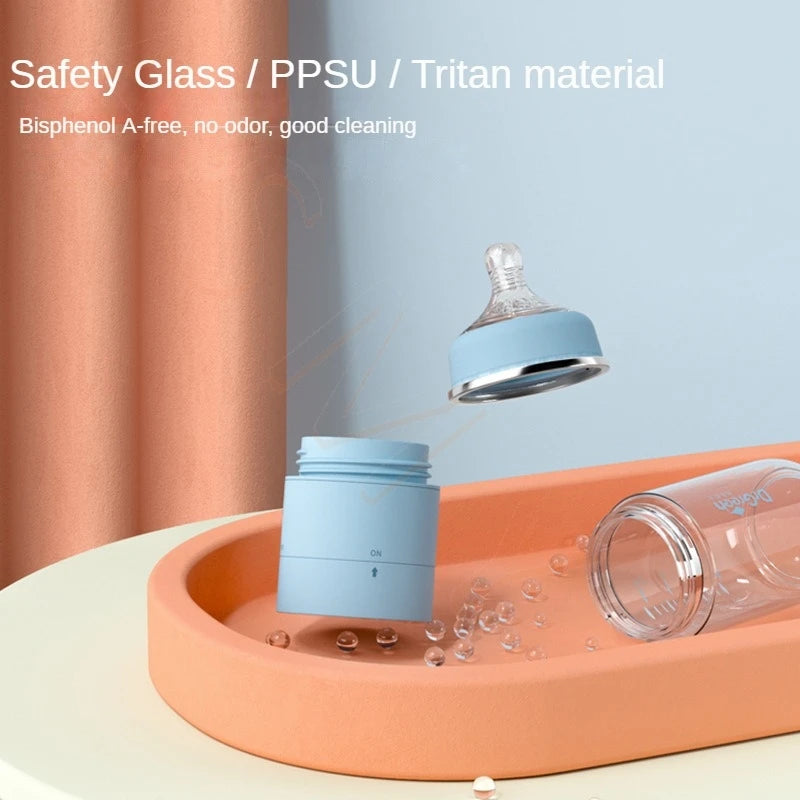 Dr.Green 4S Newborn Baby Bottle Wide Mouth Bottle PPSU 180mL/240mL Sealed isolation Fast milk filling Removable/Washable Bottles