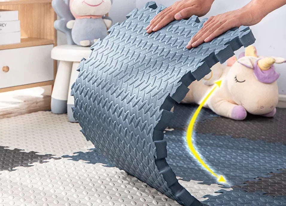 Children's Game Puzzle Floor Mat Durable Non-slip Carpet for Fitness Equipment Mats Bedroom Living Room Home Decoration