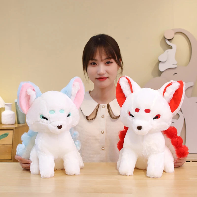 Cute And Creative Plush Toy Fox With Nine Tails, A Pillow Inspired By The Classic Of Mountains And Seas Mythology, A Nine-tailed