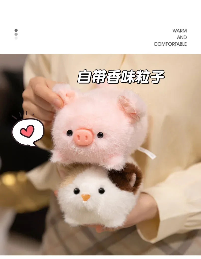 Cute Stuffed Plush Toys Lying Red Panda Fox Sloth Cat Soft Baby Plushie Gifts - Animal Themed Dolls for Children