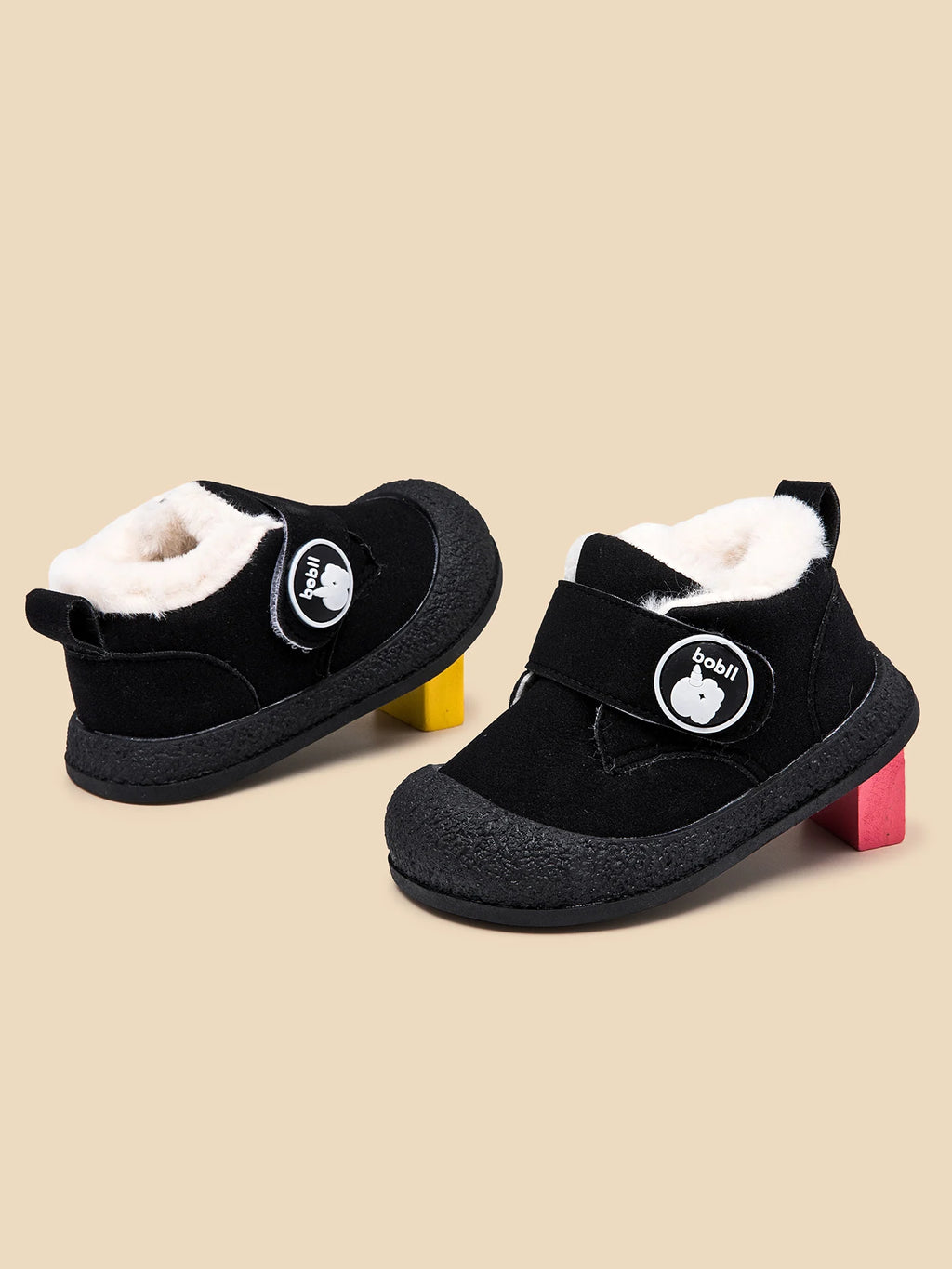 Hot Sale Winter Baby Boys And Girls First Walking Outdoor Toddler Cotton Shoes For 0-3Y High Quality Fleece-lined Design