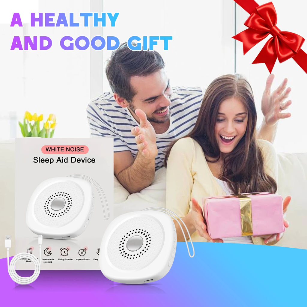 Portable sleep aid white noise device for infants and children with various soothing sounds night stress relief and relaxation