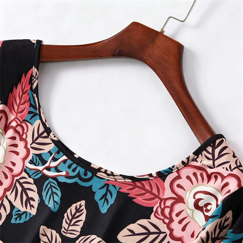 Summer Dress Women Casual Family Matching Outfits Mother Daughter Dress Girl Robe Boho Dresses Children's Clothing Vestidos