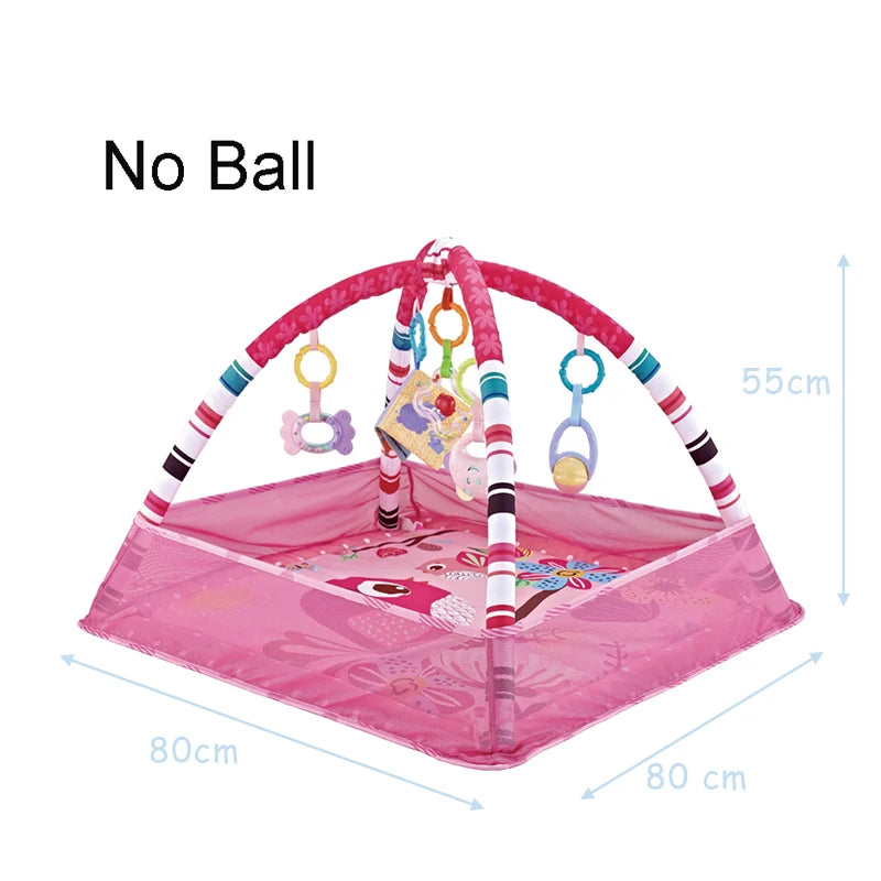 Educational Fitness Frame Play Mat Rack Crawling Blanket Infant Play Rug Activity Mat Gym Baby Toys Model Ekf001