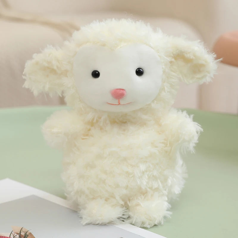 20cm Soft Furry Plush Toys Cute Stuffed Animals Fox Owl Pig Lamb Chick Duck Cuddly Companions