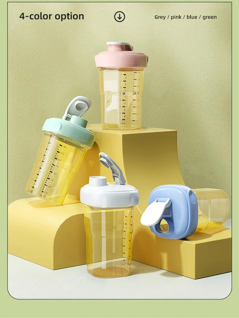 Suitable for hegen bottle accessories, storage box cover/cup cover/handle/dust cover+bottle collar straw square bottle universal