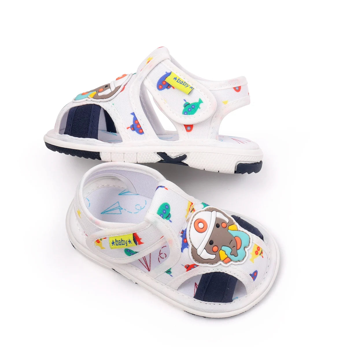 2025 Hot Summer New Design and High Quality Baby Boys And Girls First Walking Indoor Outdoor Toddler Shoes With Squeaky