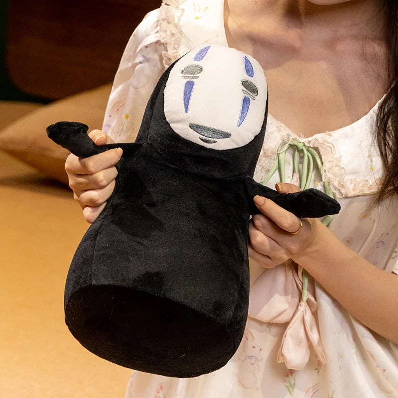 Japanese Anime No Face Man Stuffed Plush Toy Soft Figure Doll Home Decor Birthday Gift Intresting Movie Character Collectible