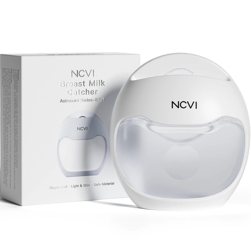 NCVI Breast Milk Collector, Milk Catcher, Breast Shells Protect Sore Nipples for Breastfeeding, Reusable Breastmilk Saver