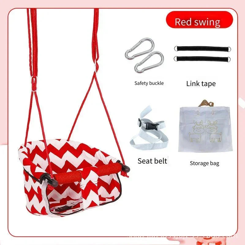 Toddler Indoor Outdoor Swing Hammock Chair For Door Frame And Garden Model 6M5Y Safe Cloth Hanging Seat