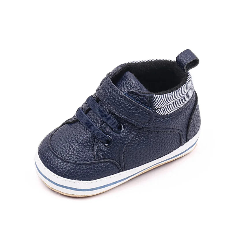 Baby Sneaker Prewalk Shoes for Newborn to Toddler Spring and Autumn Waterproof Polyurethane and Tpr Sole BNB3093