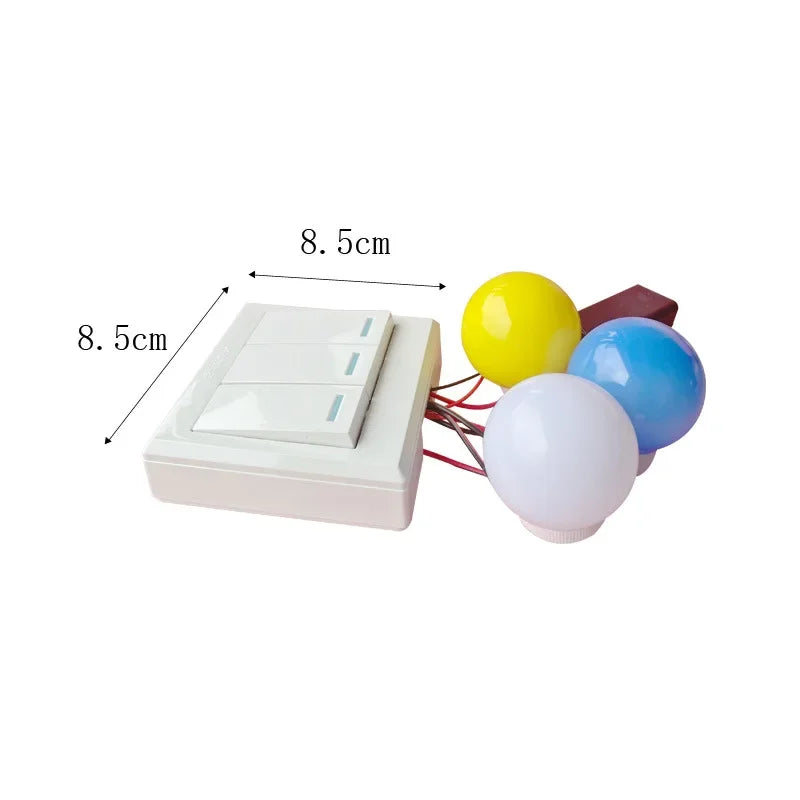 Montessori Led Lights Busy Board Accessory Tricolor Lights Timers Telephone Doorbell Switches Education Toy