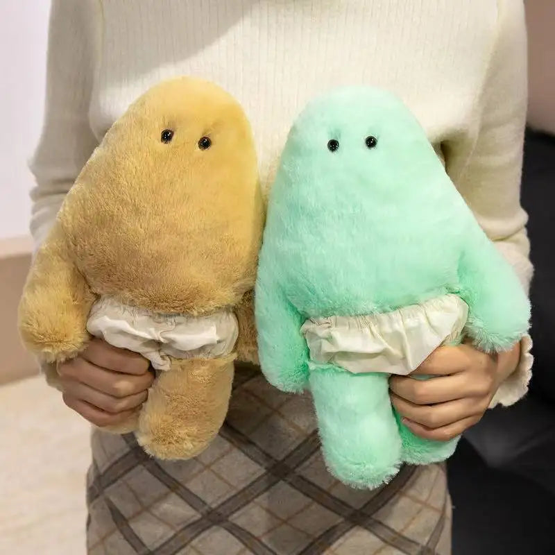 Hot Pants Plush Toys Soft Stuffed Doll Lumbar Waist Cushion For Couch Living Room Accompanying Pillow Funny Companion Gifts Kids