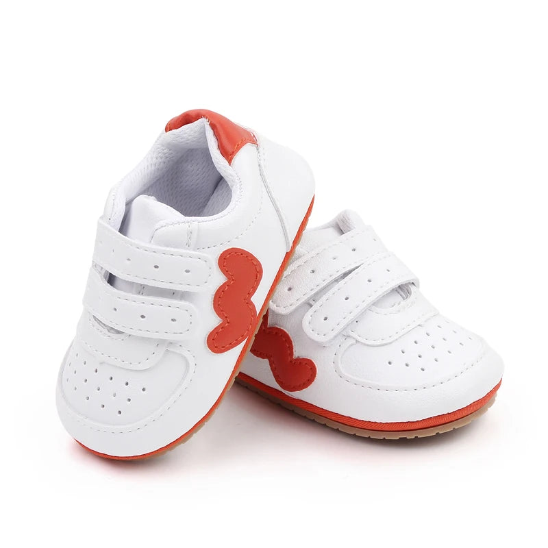 New Fashion Baby Shoes Spring and Autumn High Quality TPR Sole Anti-slip Water Proof Toddler Prewalking Outdoor Sneaker D2736