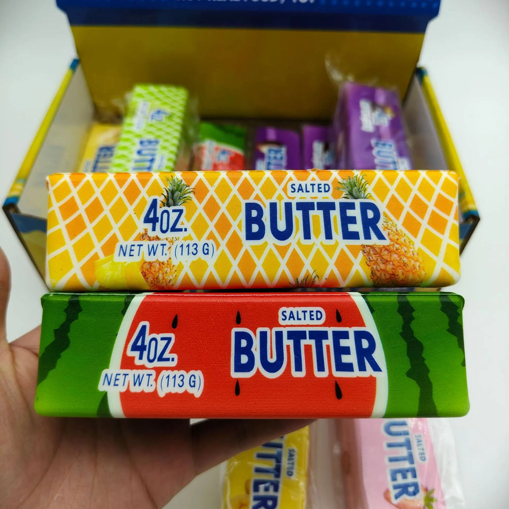 1/8/32PCS Fruit Butter Squishy Fidget Toys Slow Rebound Squeeze Toys Decompression Stress Relief Sensory Toys Party Favors