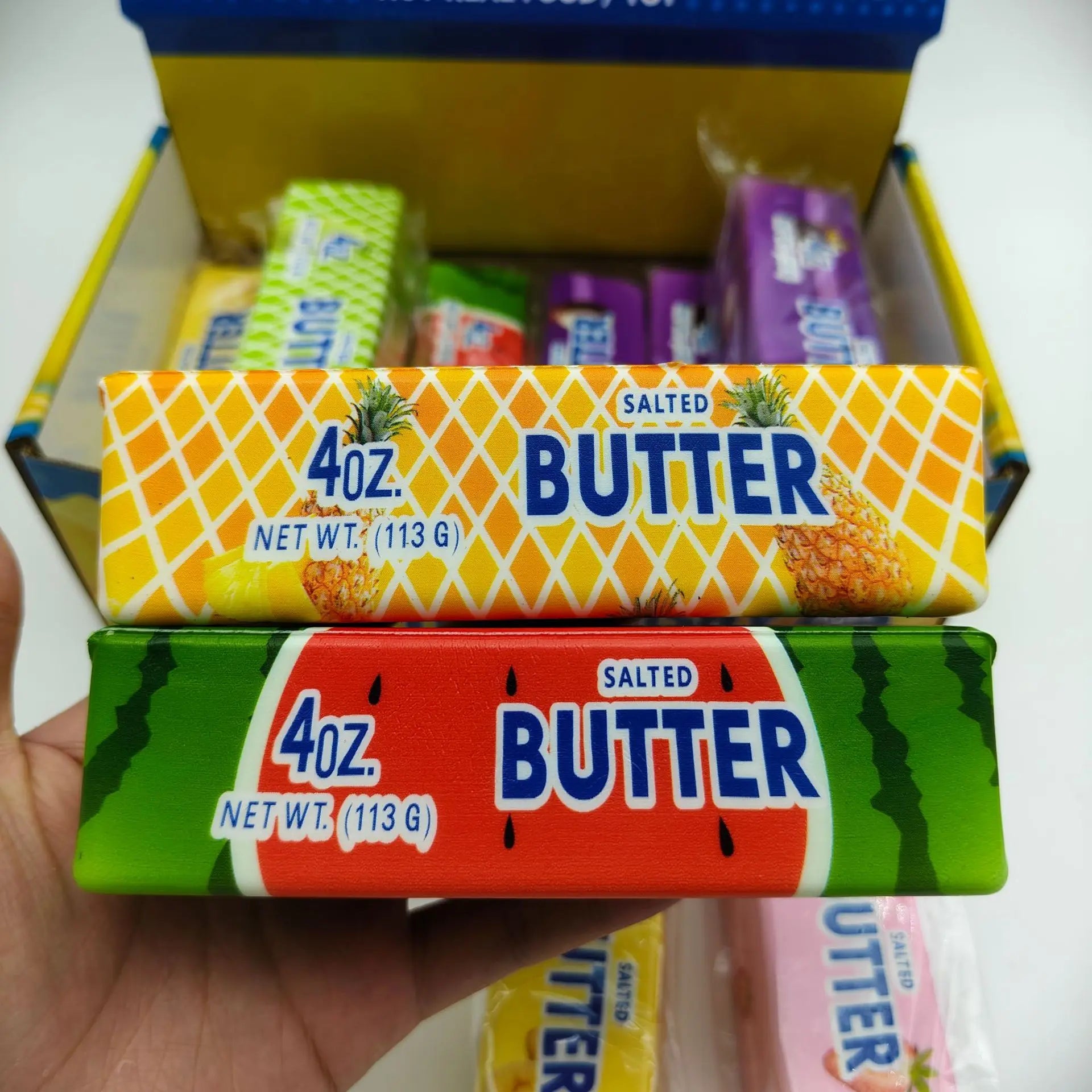 1/8/32PCS Fruit Butter Squishy Fidget Toys Slow Rebound Squeeze Toys Decompression Stress Relief Sensory Toys Party Favors