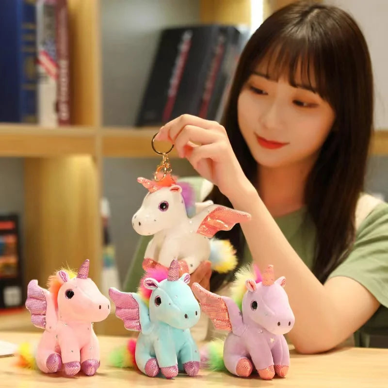 Cute Angel Unicorn Plush Toy Pillow Soft Fill Home Decoration Girl's Birthday Holiday Gift
