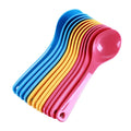 Baby Toddler Feeding Spoons Safe Plastic Baby Training Eating Spoons Set Food For Kids Color Small Spoon