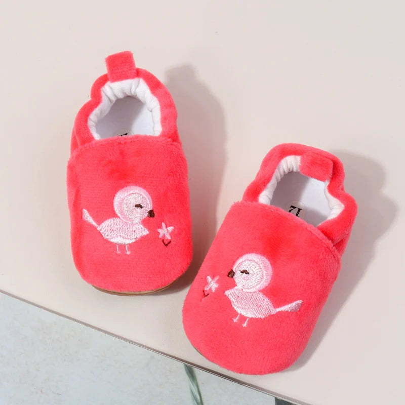 Baby Girl Boy Prewalker Shoes Spring and Autumn Cute Cartoon Animals Design Casual Anti Slip High Quality Newborn Toddler Shoes