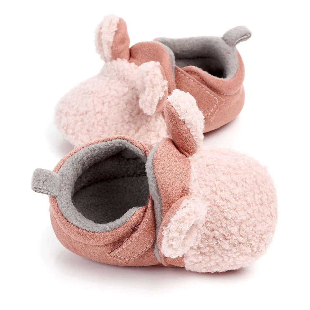 Baby Winter Shoes Cute Animal Ear Soft Cotton Warm and Comfortable for 0-18 Months Boys and Girls 2024 New Fashion  D2028 D2097
