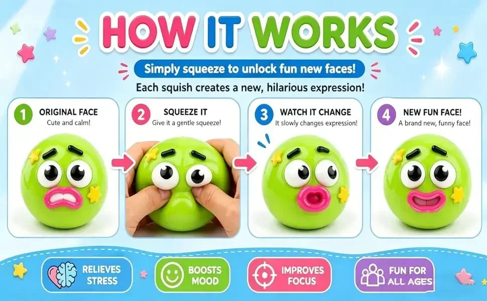 2026 NEW Smushers Squishy, Curiosities Dog Face Swap Squishy Toy, Soft Moldable Cute Slow Rise Squeeze Toy Adult Fun gifts toy
