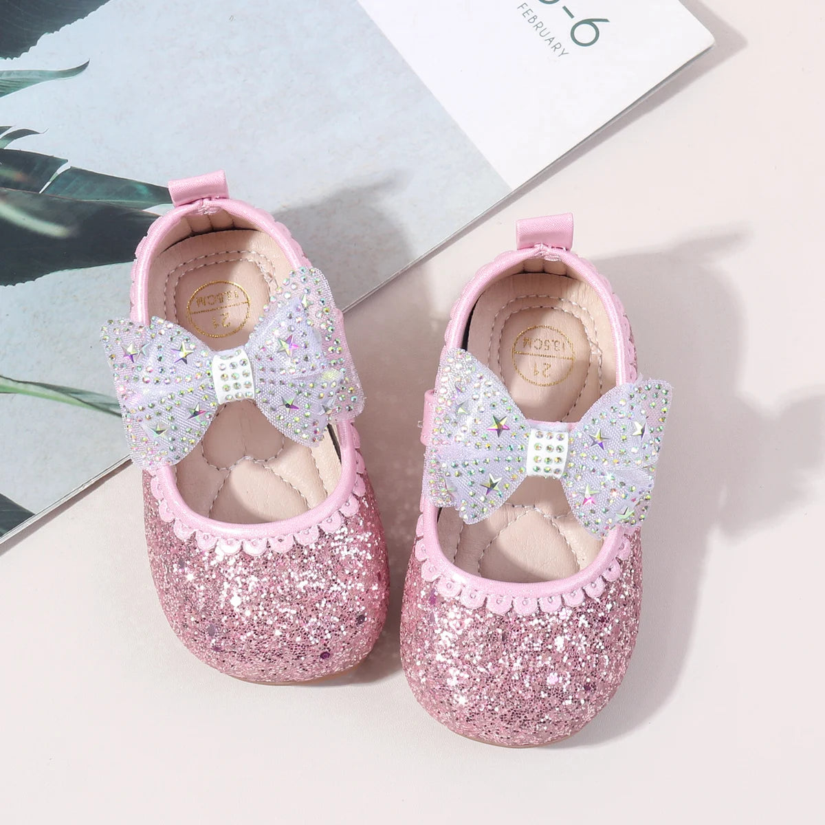 2025 New Summer Autumn Baby Girls First Walking Toddler Shoes Fashion Sequins Baby Girl Sandals For 0-3Y Kids Princess Shoes