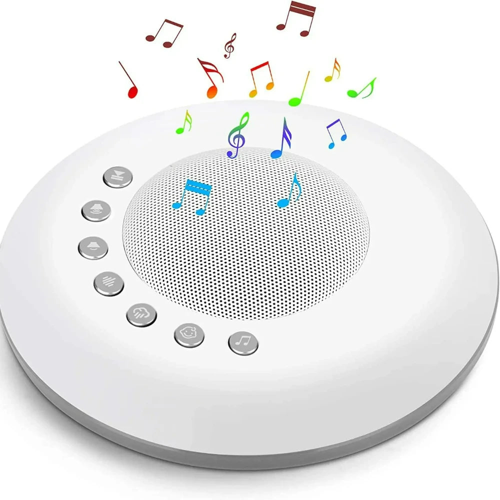 Baby White Noise Sound Machine Built-in 28 Soothing Sounds 4 Timer & Memory Function USB Rechargeable Portable Sleep Aid Device